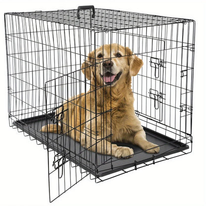 Folding Metal Dog Cage