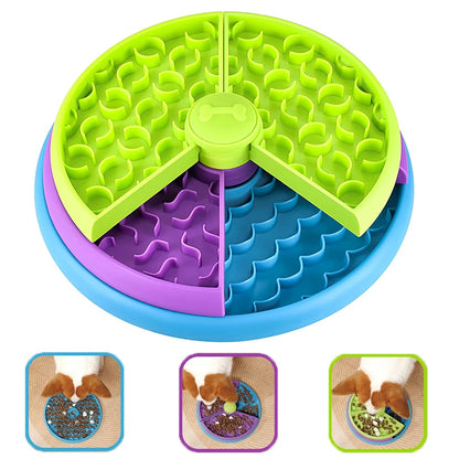 3-Layer Detachable Puzzle Slow Feeder