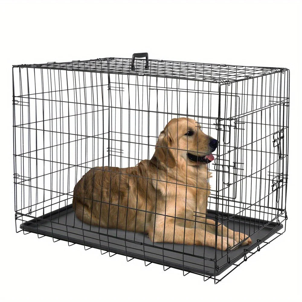 Folding Metal Dog Cage